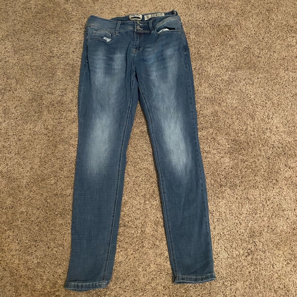 Indigo Rein Ankle Skinny Jeans